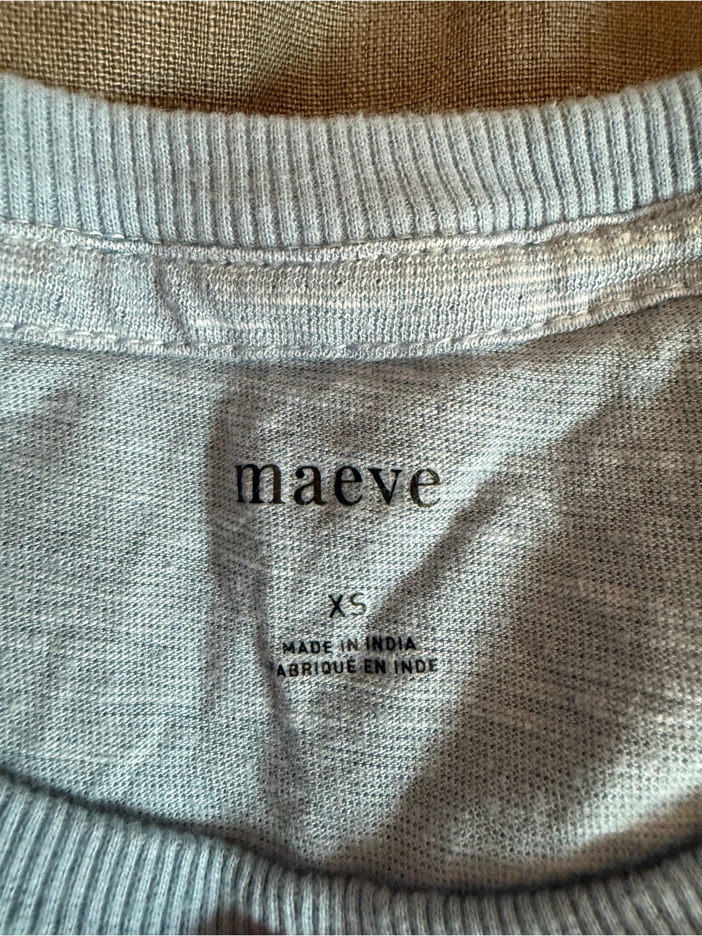 Maeve Light Blue Tee with Colorful Fish Tin Can Patch - Picture 2 of 4